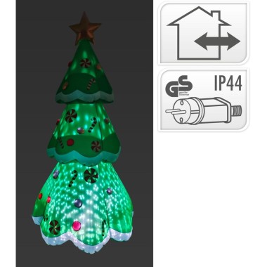 Koopman Aufblasbarer Weihnachtsbaum, 240 cm, DIF000240